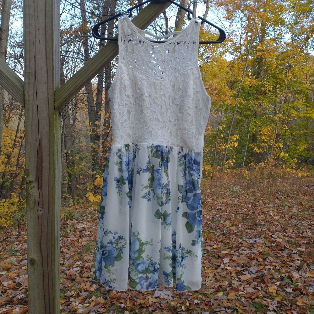 Floral mini dress